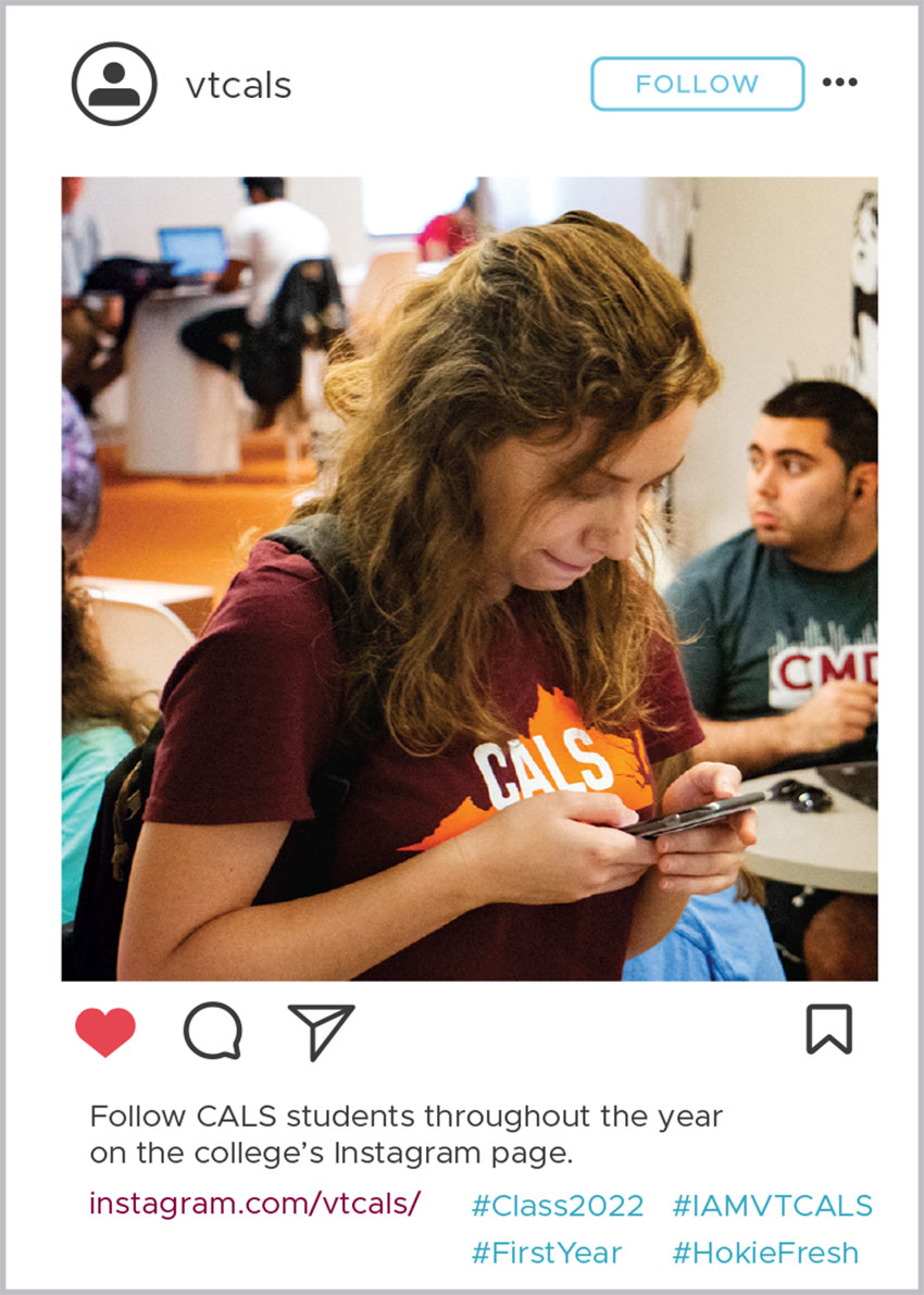 Virginia Tech student