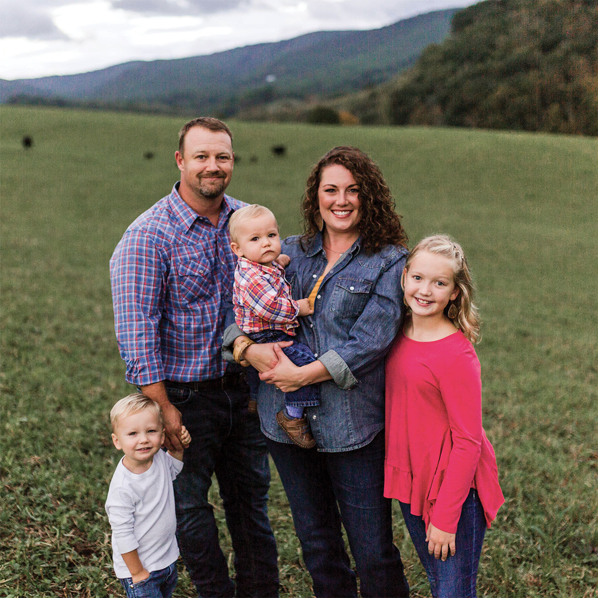 Courtney Umbarger and family